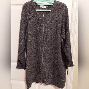 Calvin Klein Zip Up Cardigan Sweater Size 2X